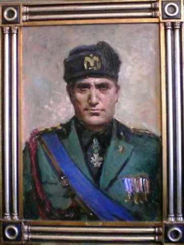 1 -ivan karpoff cm. 70 x 50 - benito mussolini